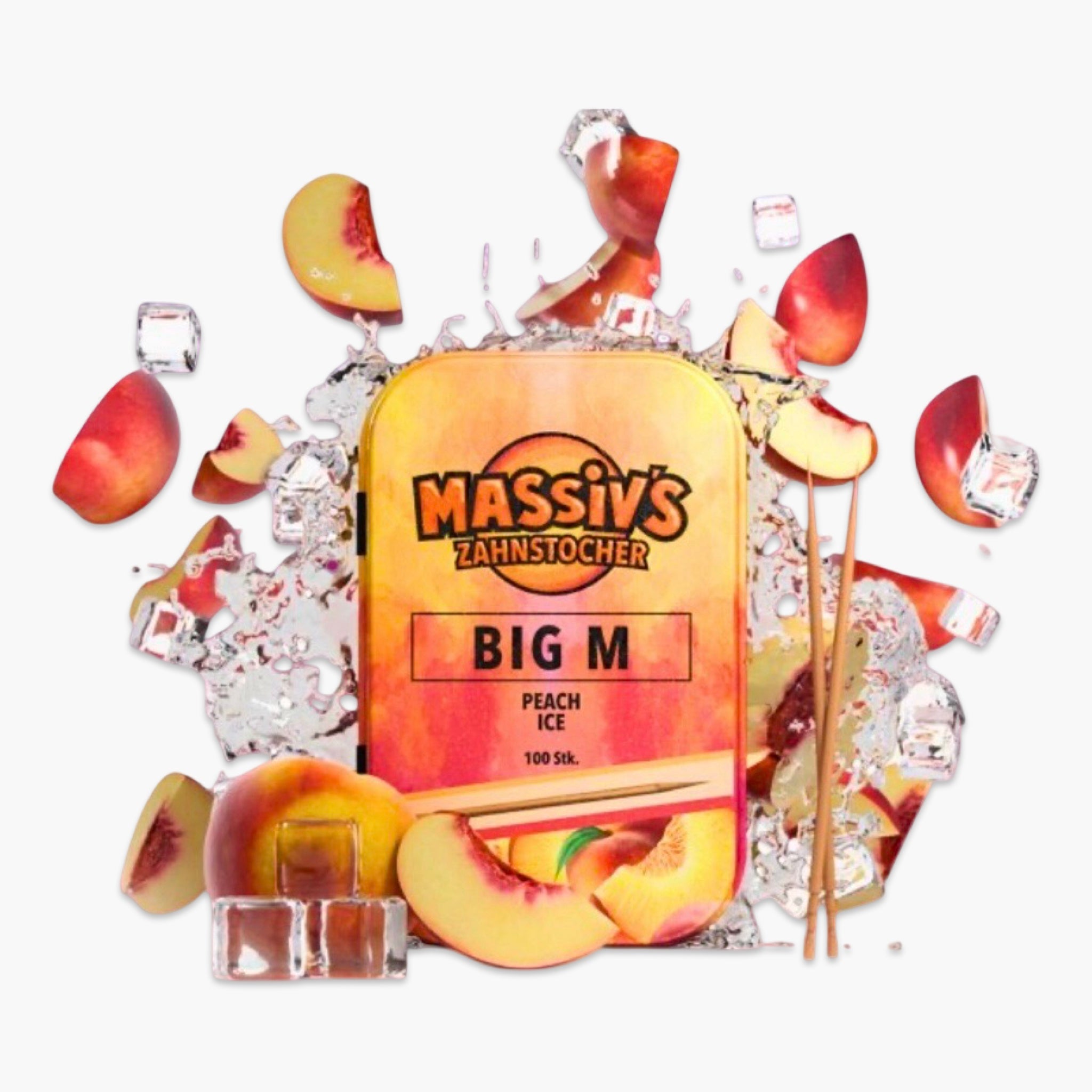 MASSIV´s Zahnstocher Big M 100 Stück aromatisierte Zahnstocher